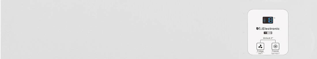 Zamrazarka HISENSE FT247D4AWYLE Czytelny panel sterowania