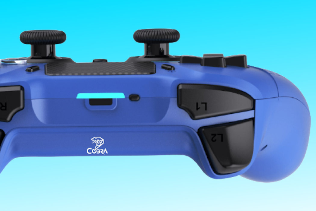 Kontroler COBRA QSP453BL PS4 konsola granie sterowanie gry