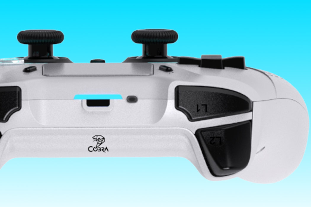 Kontroler COBRA QSP459WH PS4 konsola granie sterowanie gry