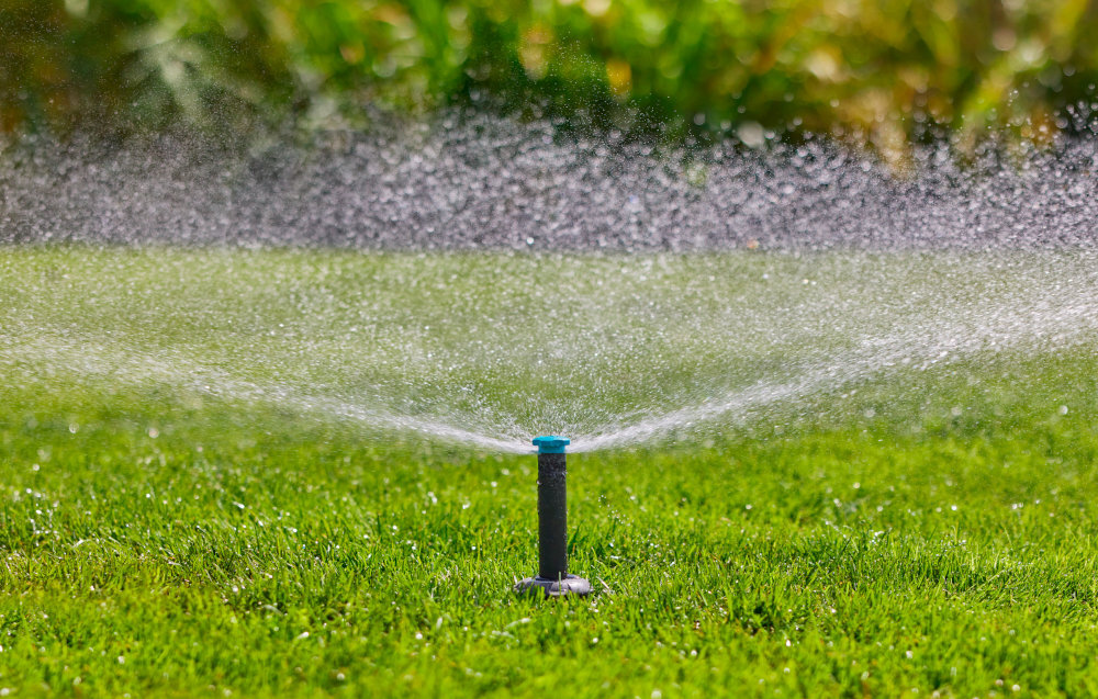 Zraszacz GARDENA SD80 8243-20 trawnik trawa zraszacz podlewa trawnik regulowany przepływ wody w zakresie od 252 do 810 litrów na godzinę precyzyjna kontrola ilości wody