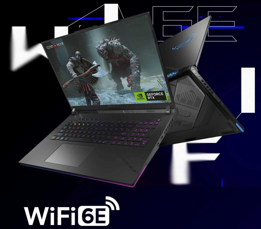 Laptop ASUS ROG Strix SCAR 16 - RJ45 Wi-Fi 6E 