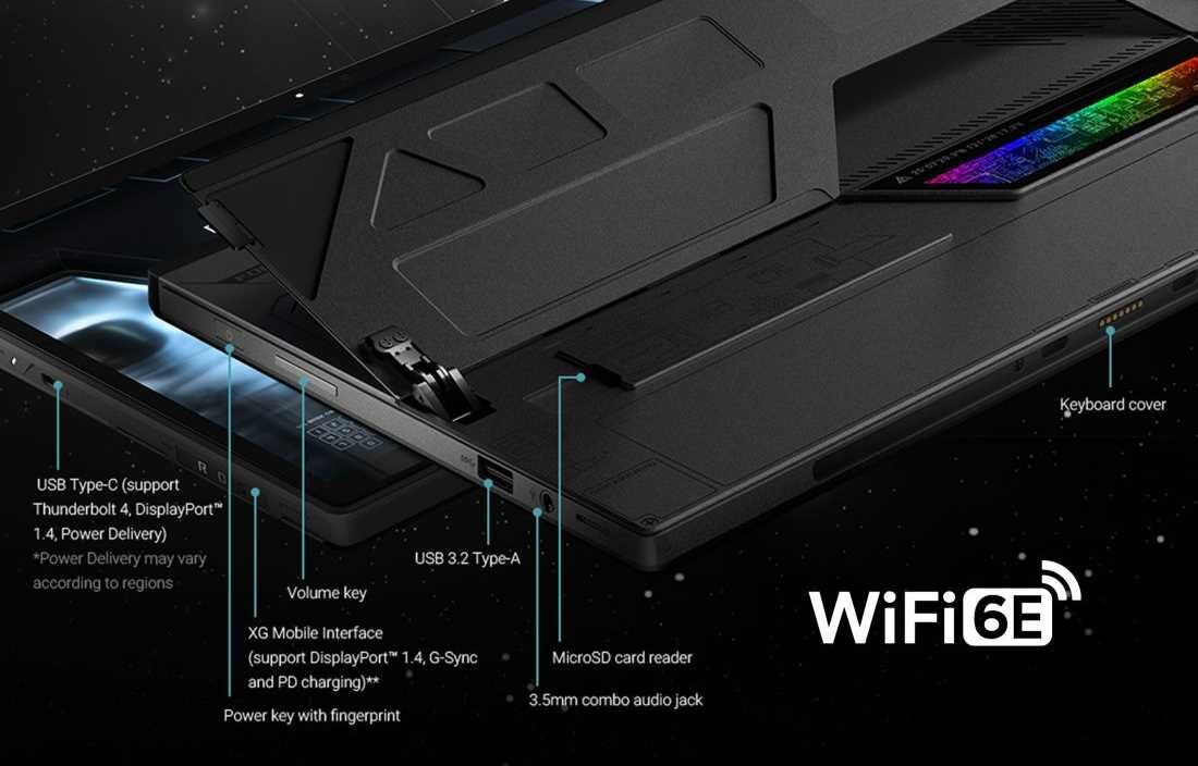 Laptop ASUS ROG Flow Z13 GZ301 - Thunderbolt 4 