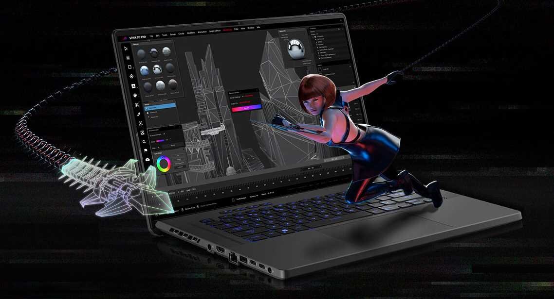 Laptop ASUS Zephyrus G16 GU603Z - Streaming