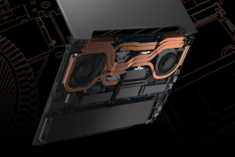 Laptop ASUS TUF Gaming F15 FX507ZC4-HN018 chłodzenie wentylacja temperatura
