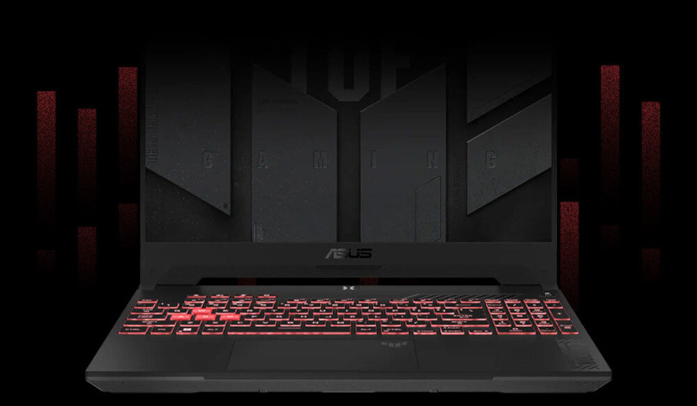Laptop ASUS TUF Gaming A15 FA507NV-LP023W dźwięk głośniki szumy redukcja