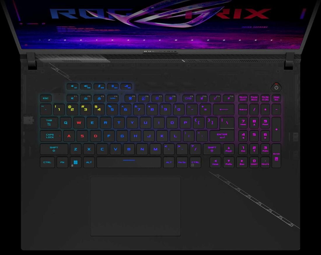 Laptop ASUS ROG Strix SCAR 18 - N-key rollover