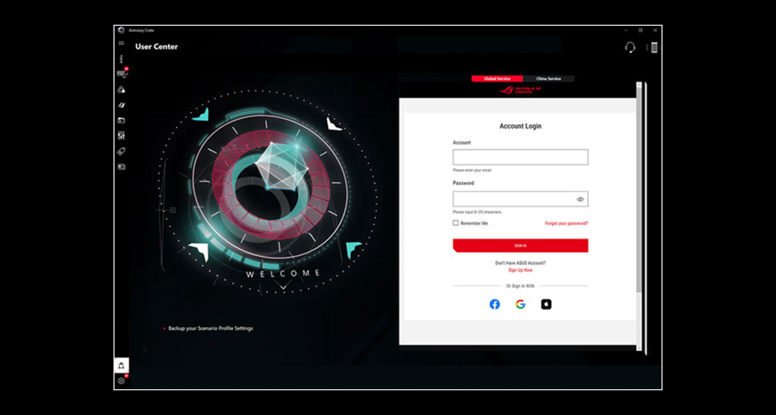 Laptop ASUS Zephyrus G16 GU603Z - Armoury Crate 