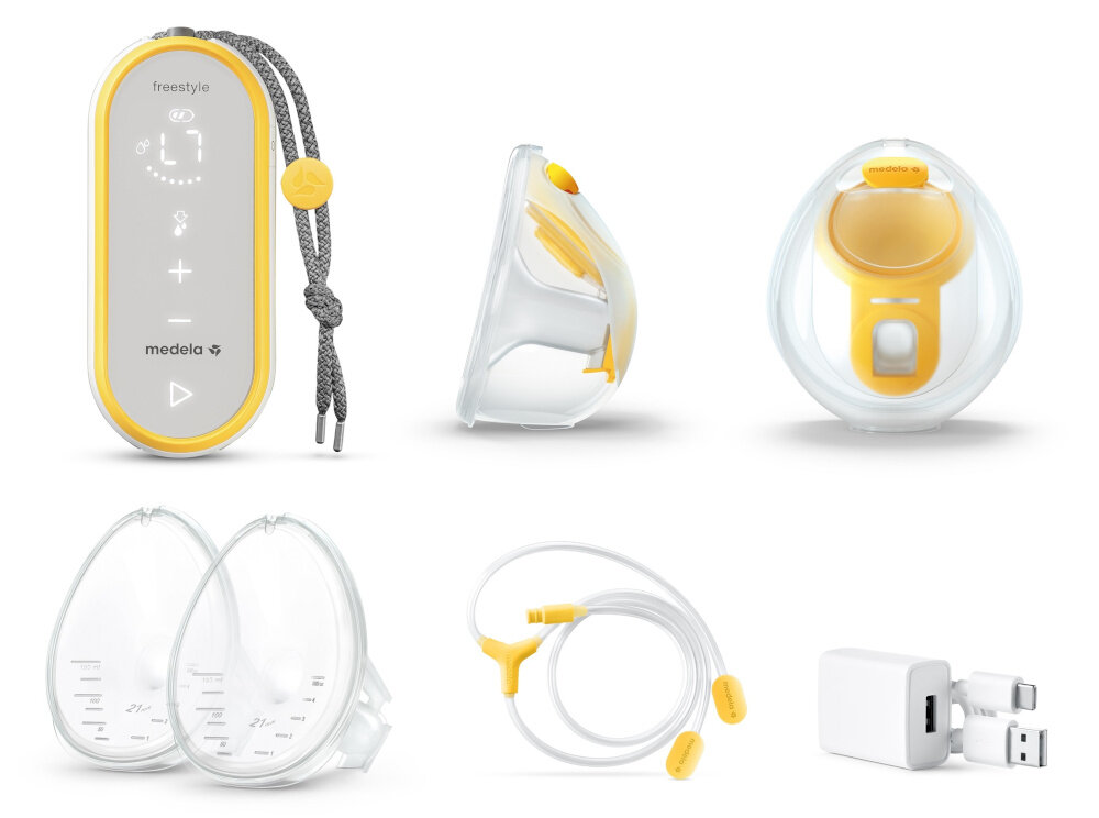 Laktator MEDELA Freestyle Hands-Free zestaw akcesoria komplet wyposazenie