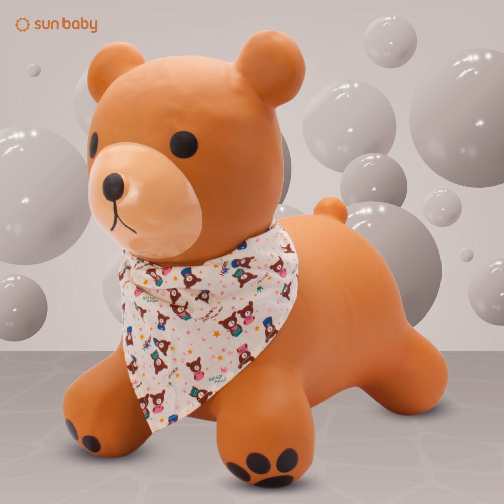 Skoczek SUN BABY Teddy J06.039.0.1 rozwoj koncentracji koordynacji wzrokowo-ruchowej kreatywnosci rozwoj umiejetnosci rozwiazywania problemow myslenie przestrzenne wyobraznia radzenie sobie ze stresem i emocjami swietna forma zabawy wszechstronny rozwoj