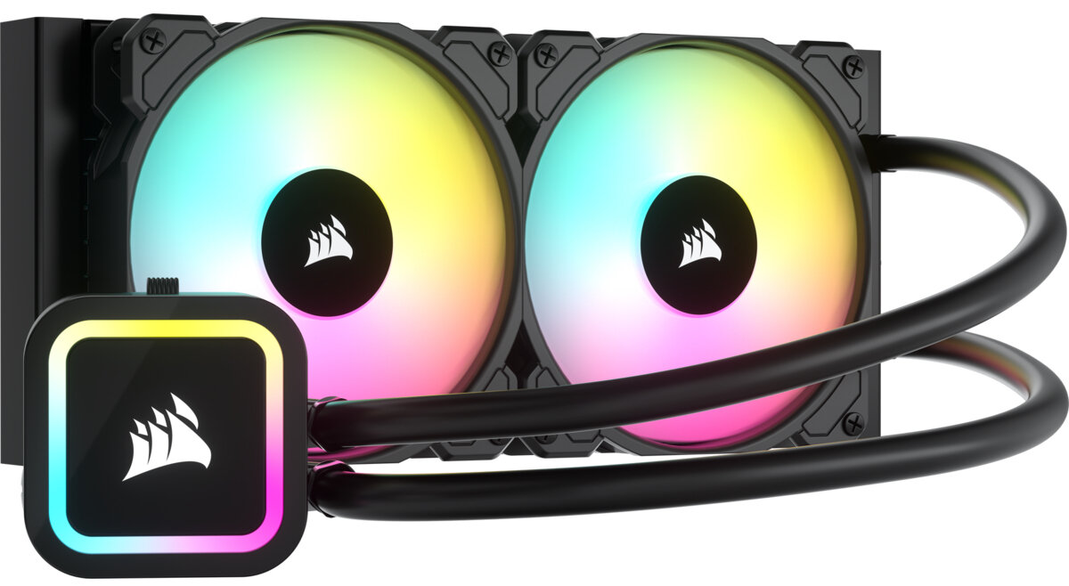 Chłodzenie wodne CORSAIR iCUE Elite RGB podświetlenie RGB Skuteczna cicha praca Wysoka wydajność Wbudowane diody LED Wysoka jakość