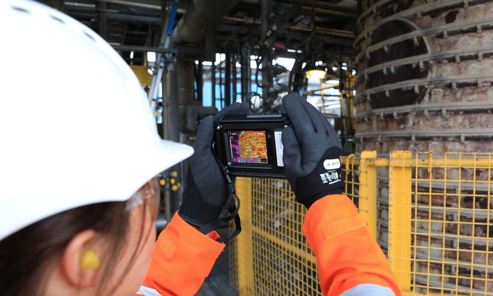 Kamera termowizyjna FLIR Cx5 wyświetlacz przekątna rozdzielczość jakość obraz