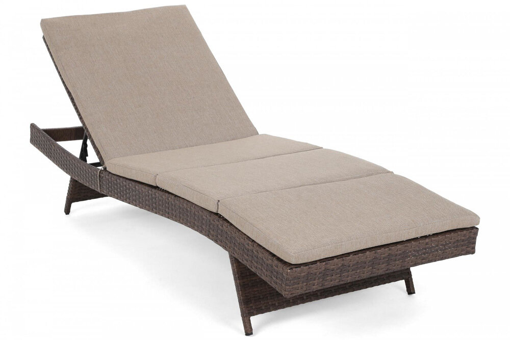 Zestaw mebli ogrodowych HOME & GARDEN Bora Bora 493571 Brązowy wygodne poduszki suwaki prać w łagodnych środkach myjących