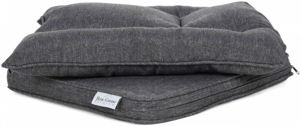 Zestaw mebli ogrodowych HOME & GARDEN Bristol 766805 Szary poduszki wygodne miękkie przyjemne w dotyku doskonały komfort wypoczynku łatwe w czyszczeniu ściągane pokrowce