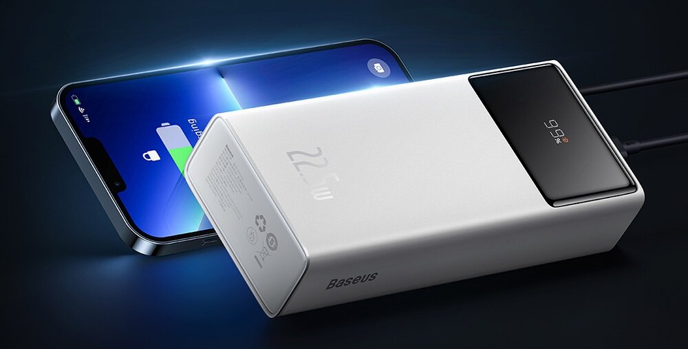 Powerbank BASEUS Star-Lord PPXJ080102 30000mAh 22.5W ładowanie pojemność bezpieczeństwo