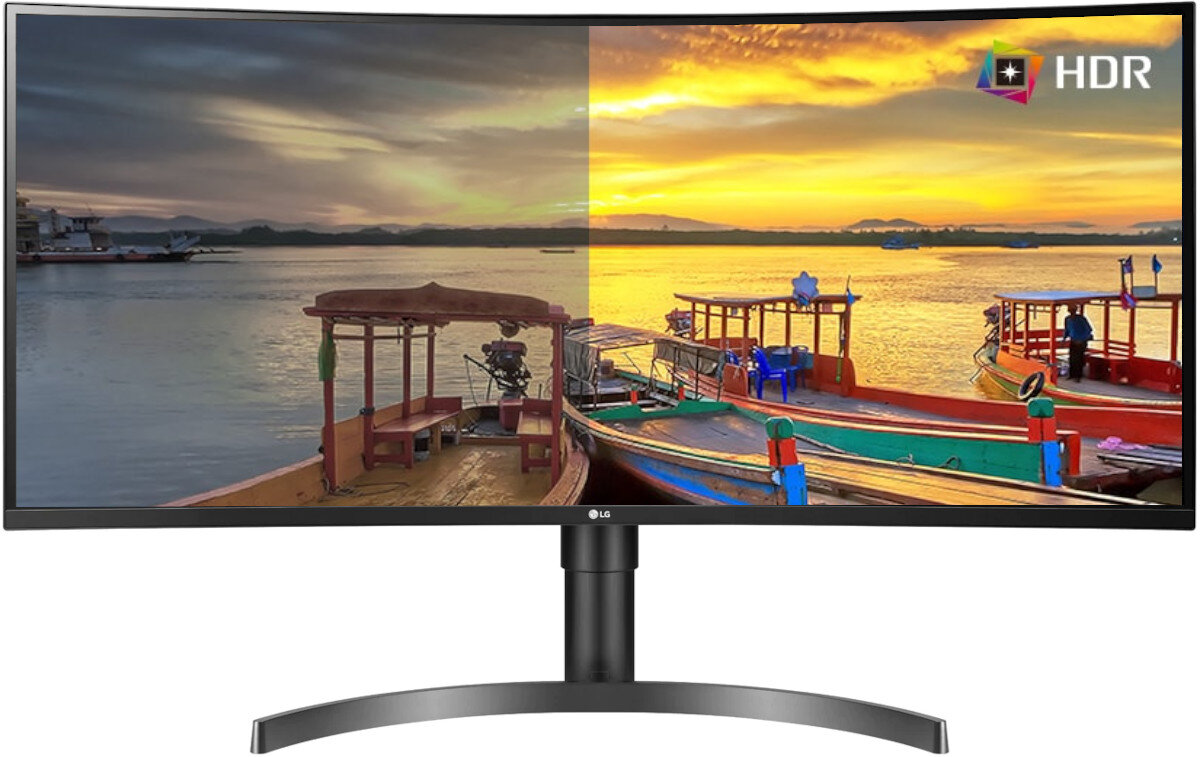 Monitor LG 35WN65C-B 35 3440x1440px 100Hz Curved matryca rozdzielczość przekątna proporcje HDR10