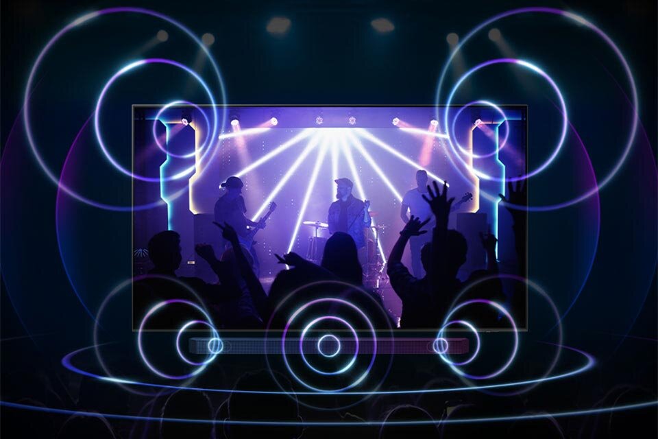 Q-Symphony pozwala łatwo zsynchronizować telewizor z soundbarem Q-Symphony pozwala łatwo zsynchronizować telewizor z soundbarem