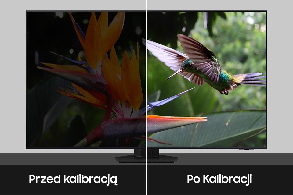 Inteligentna kalibracja z wykorzystaniem smartfonu umożliwia łatwe ustawienie ekranu telewizora Samsung Inteligentna kalibracja z wykorzystaniem smartfonu umożliwia łatwe ustawienie ekranu telewizora Samsung