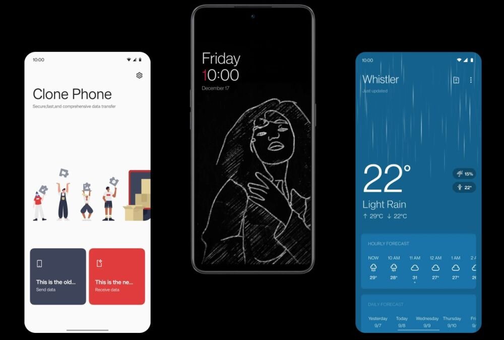 Smartfon ONEPLUS 10T   ekran bateria aparat procesor ram pamięć pojemność rozdzielczość zdjęcia filmy opis dane cechy blokady system łączność wifi bluetooth obudowa szkło odporność porty muzyka transfer sieć przekątna matryca waga czujniki