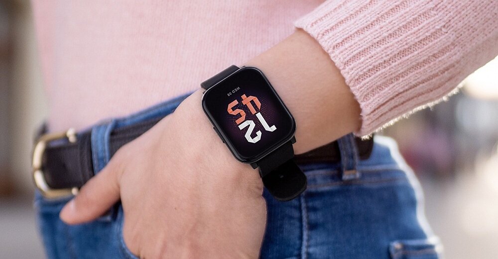 Smartwatch NICEBOY X-fit Watch 2 ekran bateria czujniki zdrowie sport pasek ładowanie pojemność rozdzielczość łączność sterowanie krew puls rozmowy smartfon aplikacja