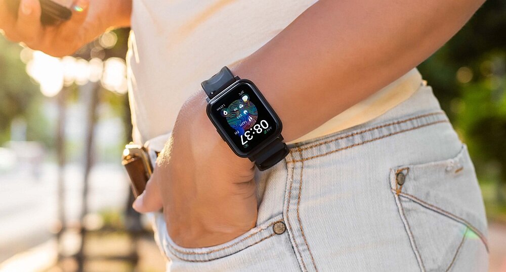 Smartwatch NICEBOY X-fit Watch 2 ekran bateria czujniki zdrowie sport pasek ładowanie pojemność rozdzielczość łączność sterowanie krew puls rozmowy smartfon aplikacja