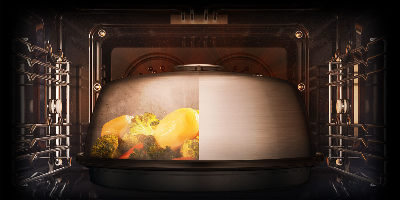 Naczynie Pro Steamer umożliwia przygotowywanie delikatnych i soczystych dań całkowicie na parze Naczynie Pro Steamer umożliwia przygotowywanie delikatnych i soczystych dań całkowicie na parze