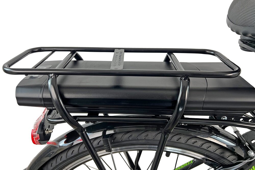 Rower elektryczny TORPADO Eolo M20 28 cali męski Czarny wyposazenie