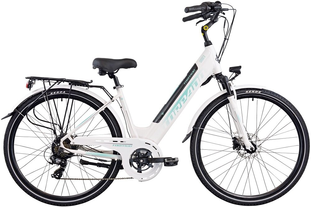 Rower elektryczny TORPADO Eolo M20 28 cali męski Czarny wyglad silnik