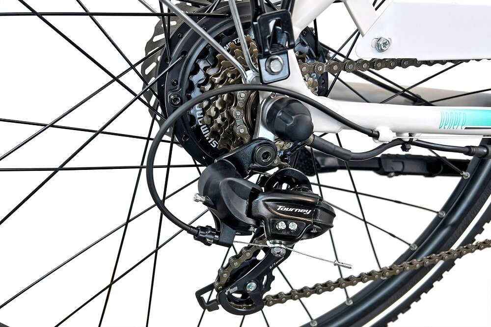 Rower elektryczny TORPADO Eolo M20 28 cali męski Czarny przerzutki