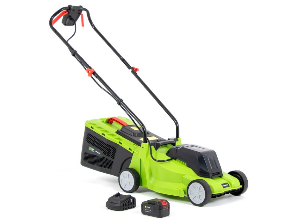 Kosiarka akumulatorowa 4GARDEN AM3221S silnik indukcyjny akumulator pojemnosc 4,0 Ah seria 4GARDEN 20V ladowarka
