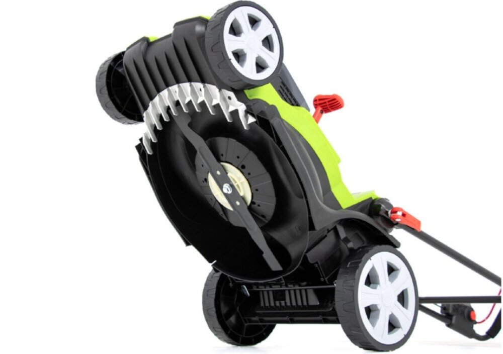 Kosiarka akumulatorowa 4GARDEN AM4422S noże z wysokiej jakości stali wyprofilowanie noży kształtowanie krawędzi tnących szerokość koszenia 44 cm