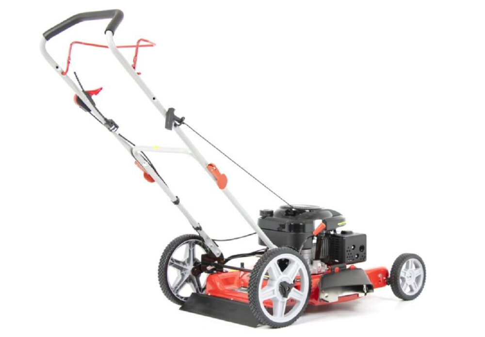 Kosiarka spalinowa FAWORYT CJ55P196LBW 550mm 3.1kW silnik marka Loncin LC1P70FC mocny pojemnosc 196 cm³ moc nominalna 3,1 kW zbiornik paliwa pojemnosc 1 litr gornozaworowy silnik OHC