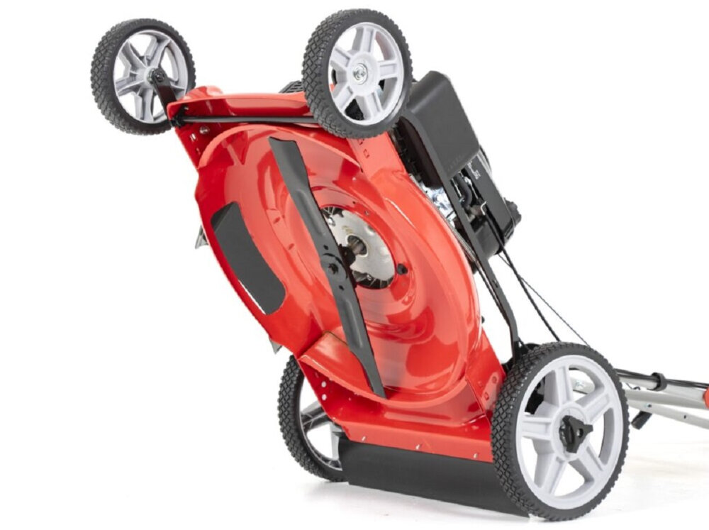Kosiarka spalinowa FAWORYT CJ55P196LBW 550mm 3.1kW powierzchnia trawnika do 2000 m² szerokosc koszenia 5500 mm centralna 8-stopniowa regulacja wysokosc koszenia od 10 do 80 mm