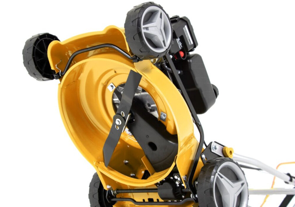 Kosiarka spalinowa LIDER WA41N127R noże z wysokiej jakości stali wyprofilowanie noży kształtowanie krawędzi tnących szerokość robocza 40 cm