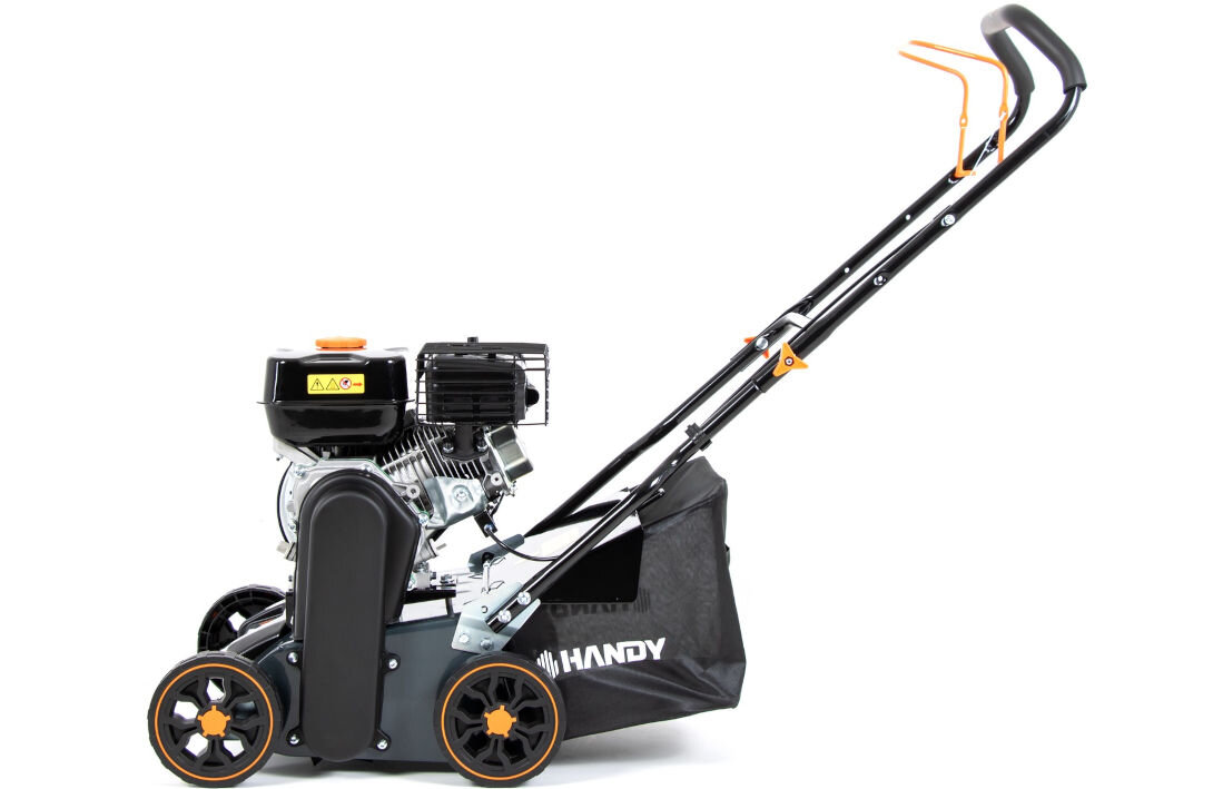 Wertykulator spalinowy HANDY DKW40 pielęgnacja trawniki silnik moc górnozaworowa konstrukcja wydajność pojemność
