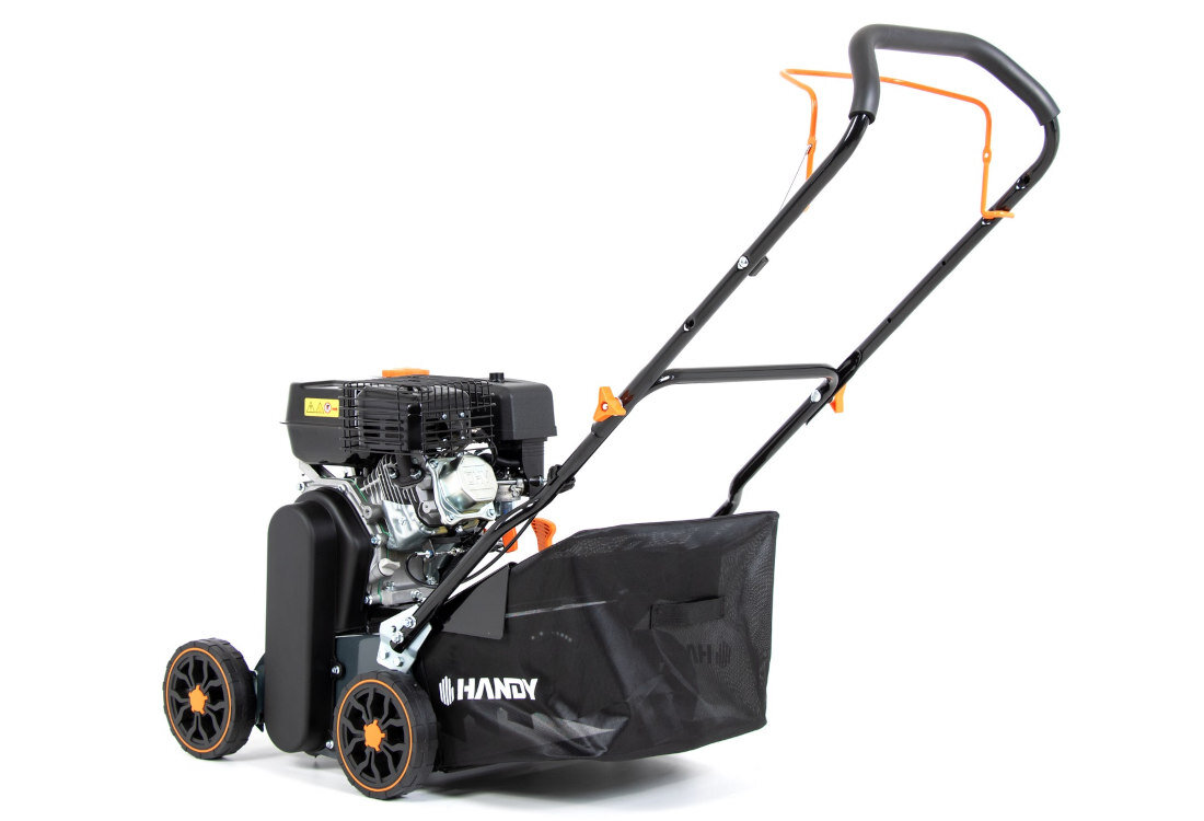 Wertykulator spalinowy HANDY DKW40 Cicha praca Moment obrotowy penetracja gleba trawnik cicha praca ochronniki słuchu emisja hałasu