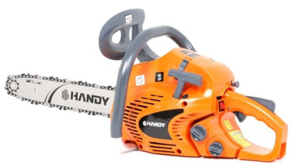 Pilarka spalinowa HANDY RG4114-A4 solidny podwojny uchwyt ergonomiczna konstrukcja rekojesc antyposlizgowy material system antywibracyjny