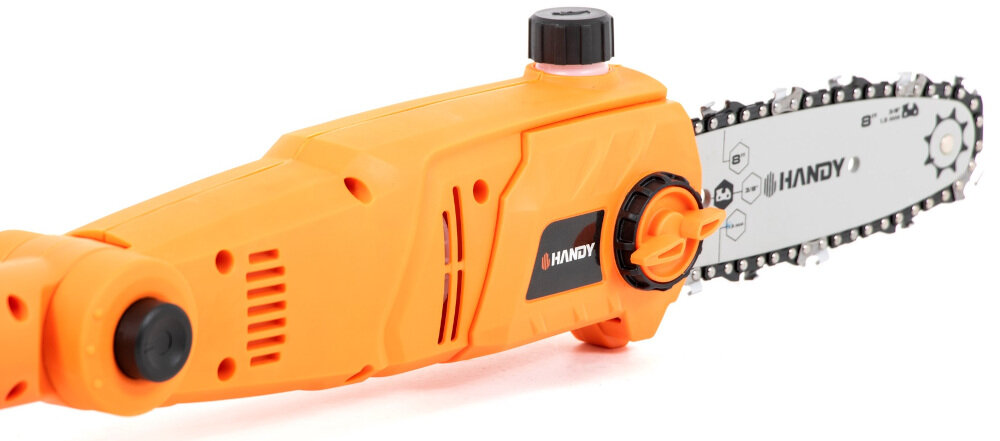 Piła elektryczna HANDY OTP750T lancuch tnacy grubosc 1,3 mm 33E podzialka 3/8 cala prowadnica marki NAC dlugosc 20 cm lancuch marki KANGXIN