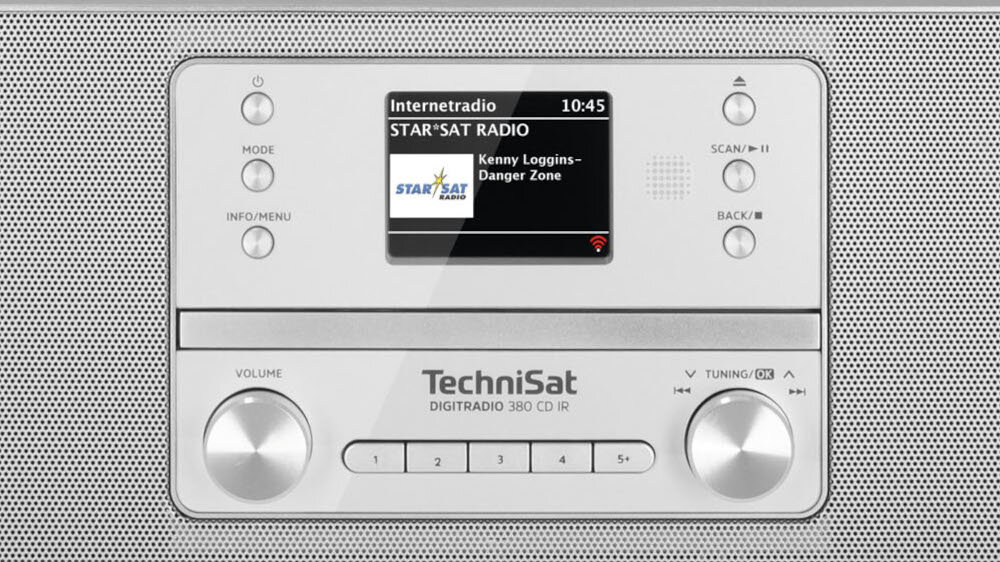 Wieża TECHNISAT Digitradio 380 CD IR - wyświetlacz