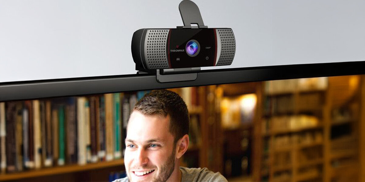 Kamera internetowa THRONMAX Stream Go X1 Pro USB-A - 1080p online transmisja mikrofon szumy redukcja rozmowy