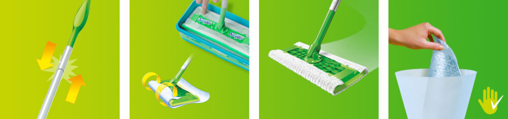 Ściereczka do mopa SWIFFER Citrus Fresh (40 sztuk)