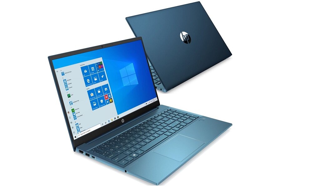 Laptop HP Pavilion 15 procesor rdzenie taktowanie wydajność rozrywka praca kąty widzenia rozdzielczość karta graficzna jakość dysk RAM ekran częstotliwość złącza