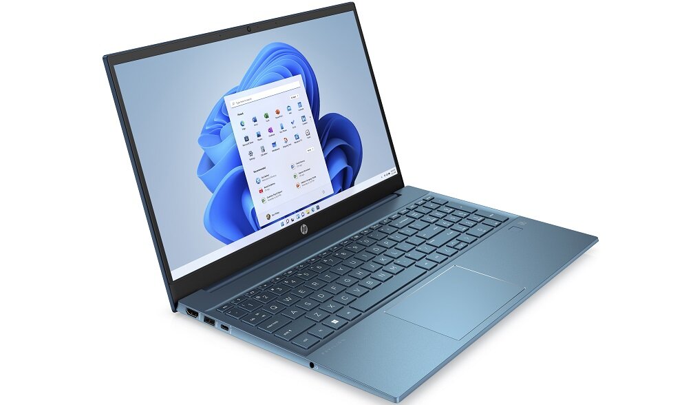 Laptop HP Pavilion 15 procesor rdzenie taktowanie wydajność rozrywka praca kąty widzenia rozdzielczość karta graficzna jakość dysk RAM ekran częstotliwość złącza