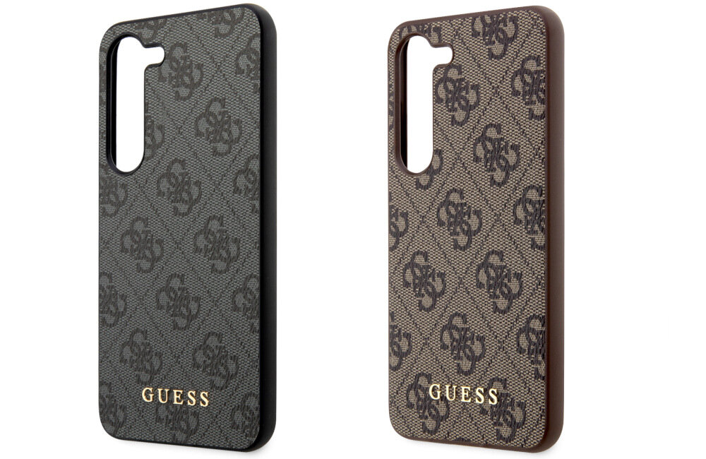 Etui GUESS 4G Metal Gold Logo do Samsung Galaxy S23 design ochrona smartfon LOGO