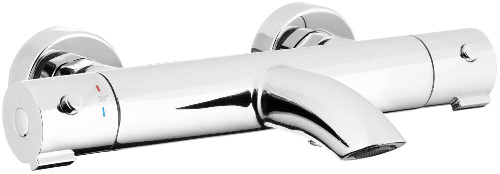 KFA ARMATURA Moza 5734-010-00 chrom bateria natryskowa termostatyczna ergonomia pokrętła regulacja strumień temperatura woda głowica sedal korpus touch cool ochrona oparzenia dwudźwigniowa montaż ścienny