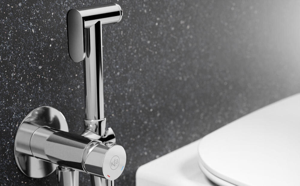 KFA ARMATURA Moza 5039-512-00 bateria bidetowa moza kolekcja geometryczny uchwyt łazienkowa aranżacja