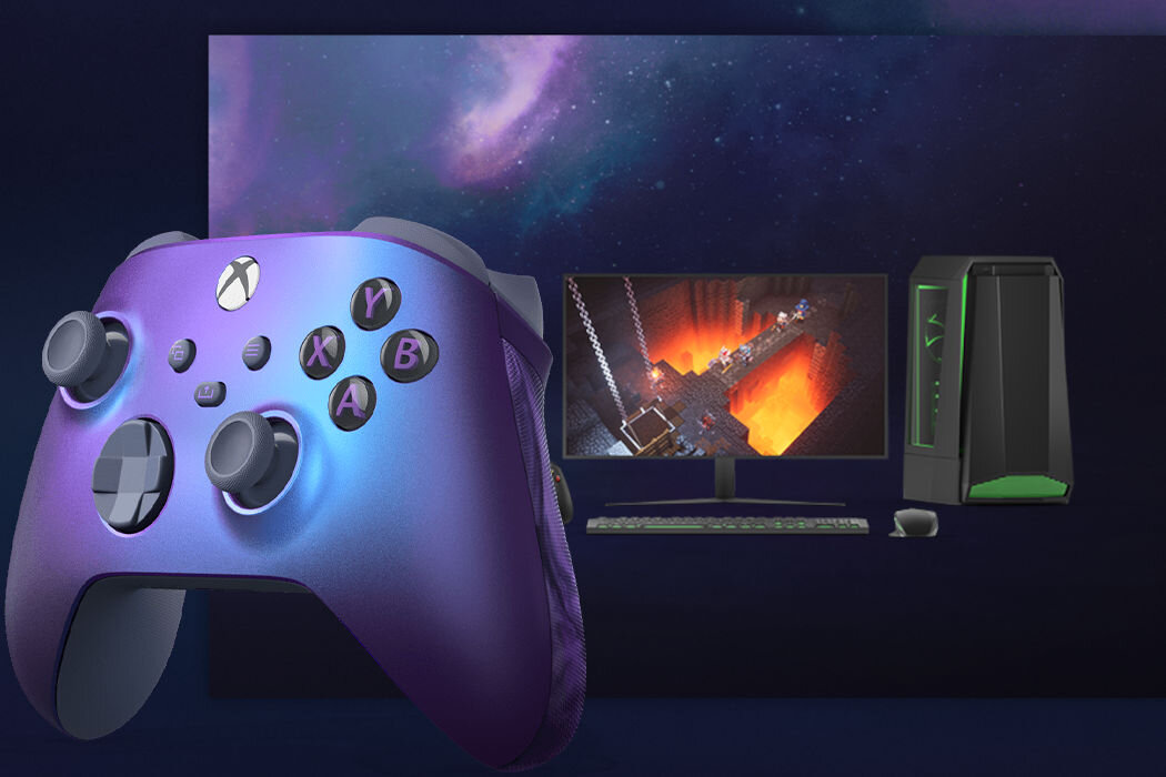 Kontroler MICROSOFT XBOX Series X Czarno-fioletowy Xbox Wireless Bluetooth