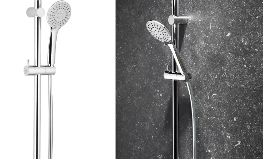 KFA ARMATURA Moza 841-365-00 zestaw prysznicowy deszczownica kształt łazienka