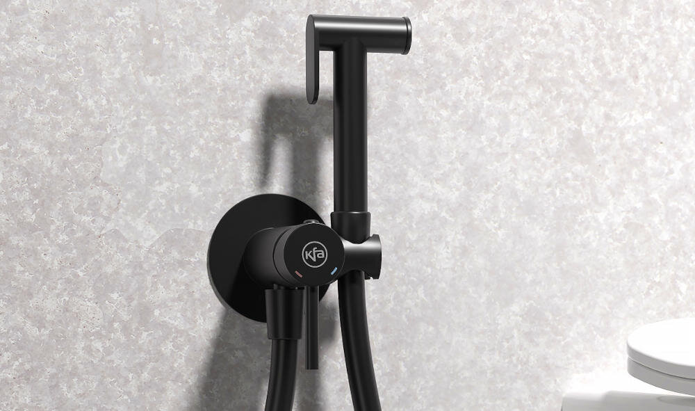 KFA ARMATURA Moza 5039-512-81 bateria bidetowa moza kolekcja geometryczny uchwyt łazienkowa aranżacja