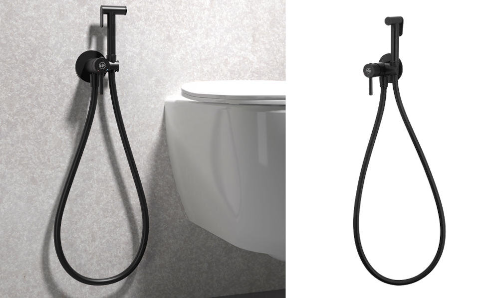 KFA ARMATURA Moza 5039-512-81 bidet łazienka element funkcjonalność estetyka armatura bateria regulator ceramiczny woda wąż płaskie kształty