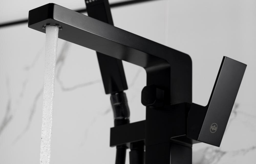 KFA ARMATURA Logon 5135-510-81 bateria umywalkowa logon kolekcja geometryczny uchwyt łazienkowa aranżacja